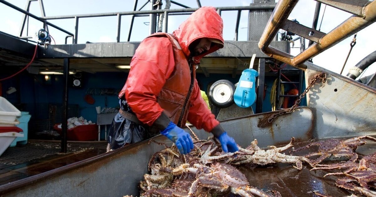 ベーリング海　カニ漁師着用ジャケット ベーリング海カニ漁師着用ジャケット
