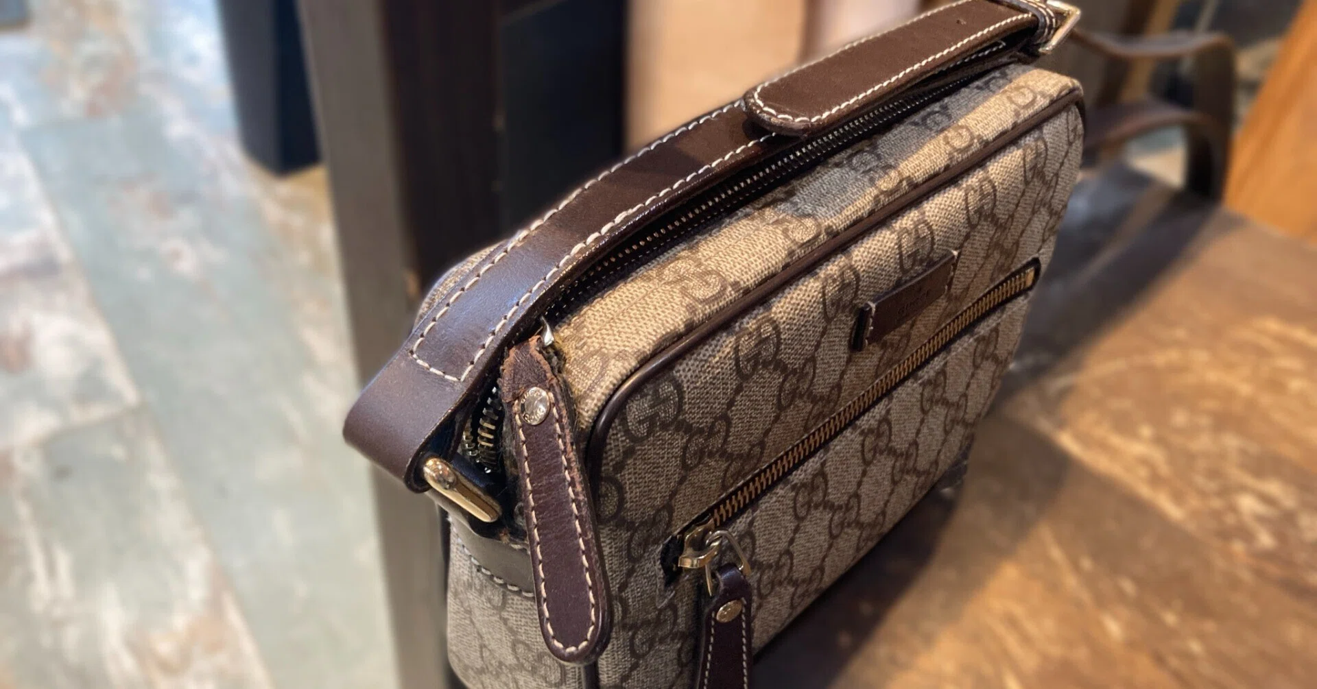 gucci バッグ　　ショルダーストラップ グッチ ショルダーストラップ スタッズ｜郡山のまじめな買取専門店Tamaki