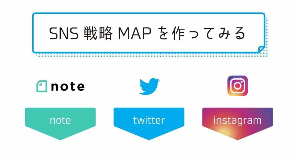 Sns戦略mapを作ってみる ヤマシタ マサトシ Note
