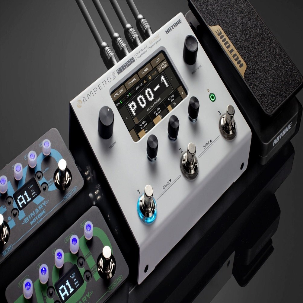HOTONE Ampero II Stomp ファーム update済 HOTONE AMPERO II STOMPの最新ファームウェア「2.0.0