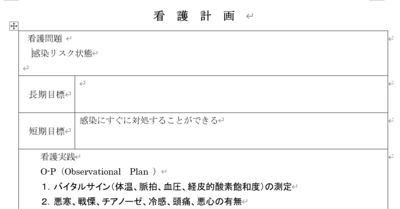 感染 リスク 状態 看護 計画