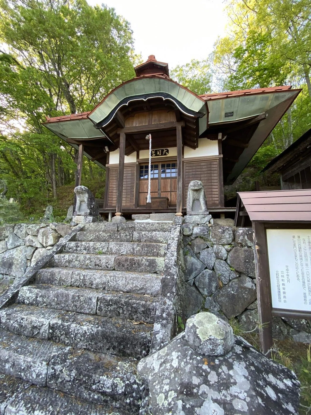 長野県、頼洞密寺の狛犬｜之哲／Yuki Satoru