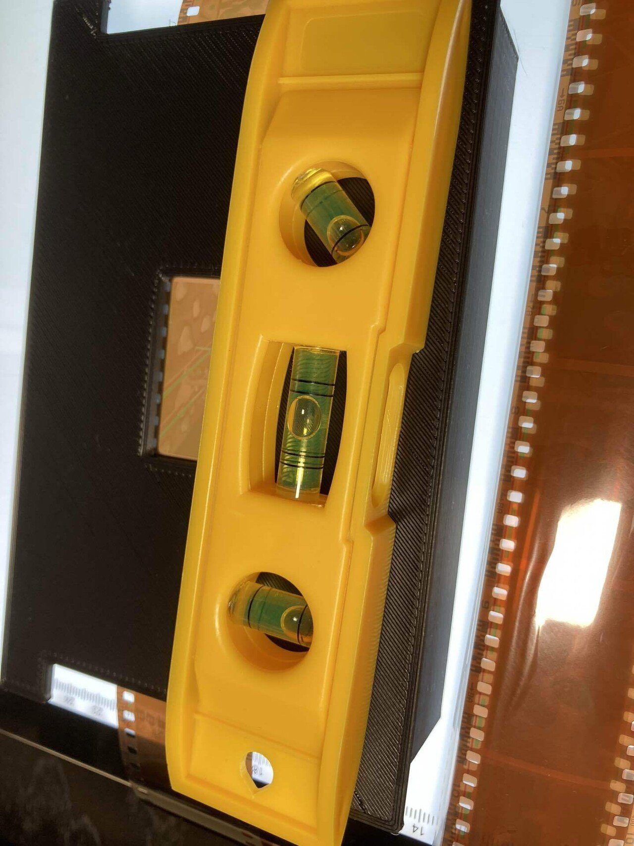 フィルムスキャン用コピースタンド 35mmネガキャリア付、フィルム撮影用コピースタンド（ライト