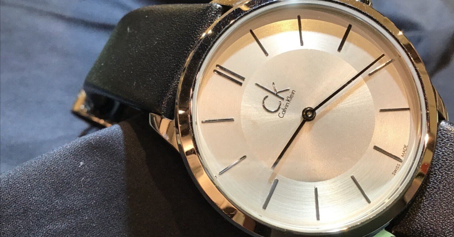 電池交換込⭐︎ CK カルバンクライン K4213 バングル ダイヤ20pt