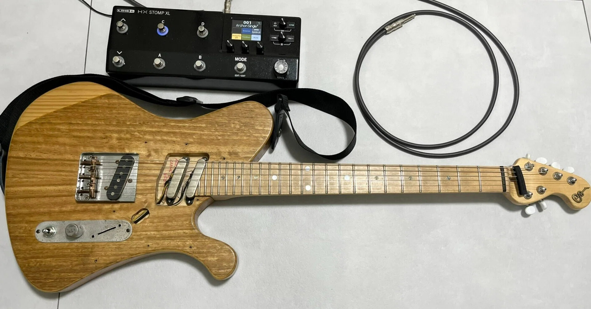 オールローズ風アルダー材テレキャスター・ボディ｜楽器・機材