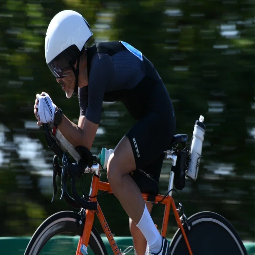 2024.5.3ひたちなかタイムトライアル180km ロードバイク（DHバー付き 