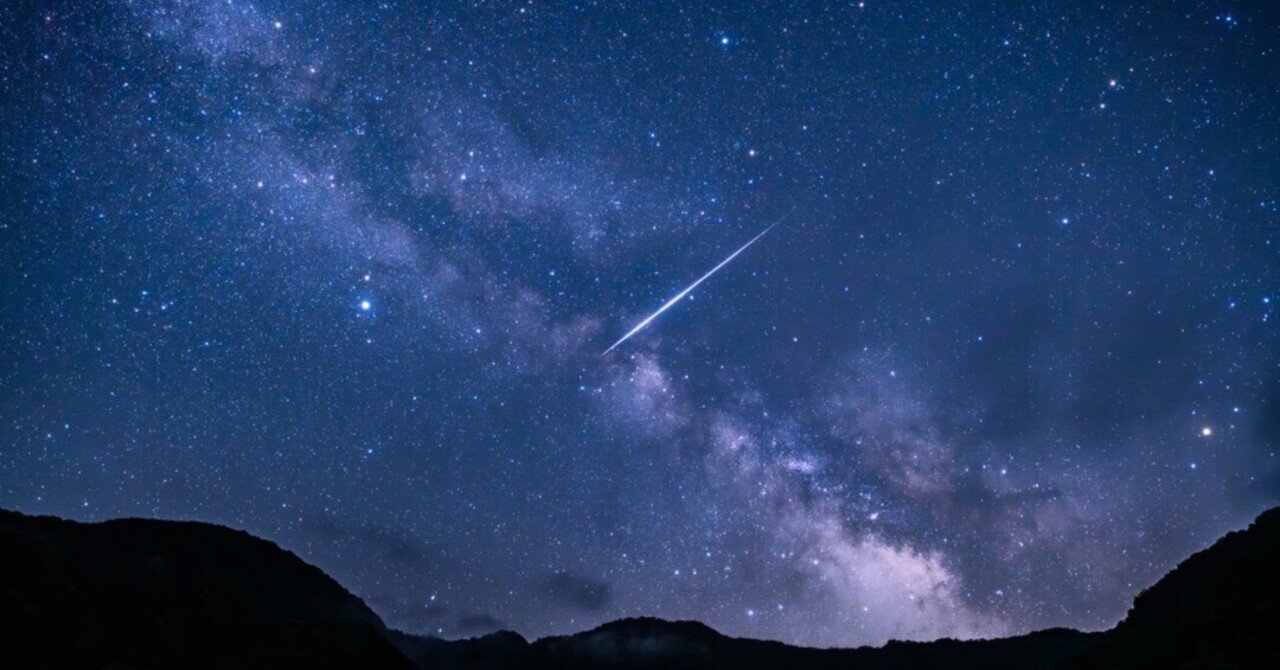 ⭐流れ星と天の川/Shooting star and Milky Way⭐️｜ひでゆき 星の写真家