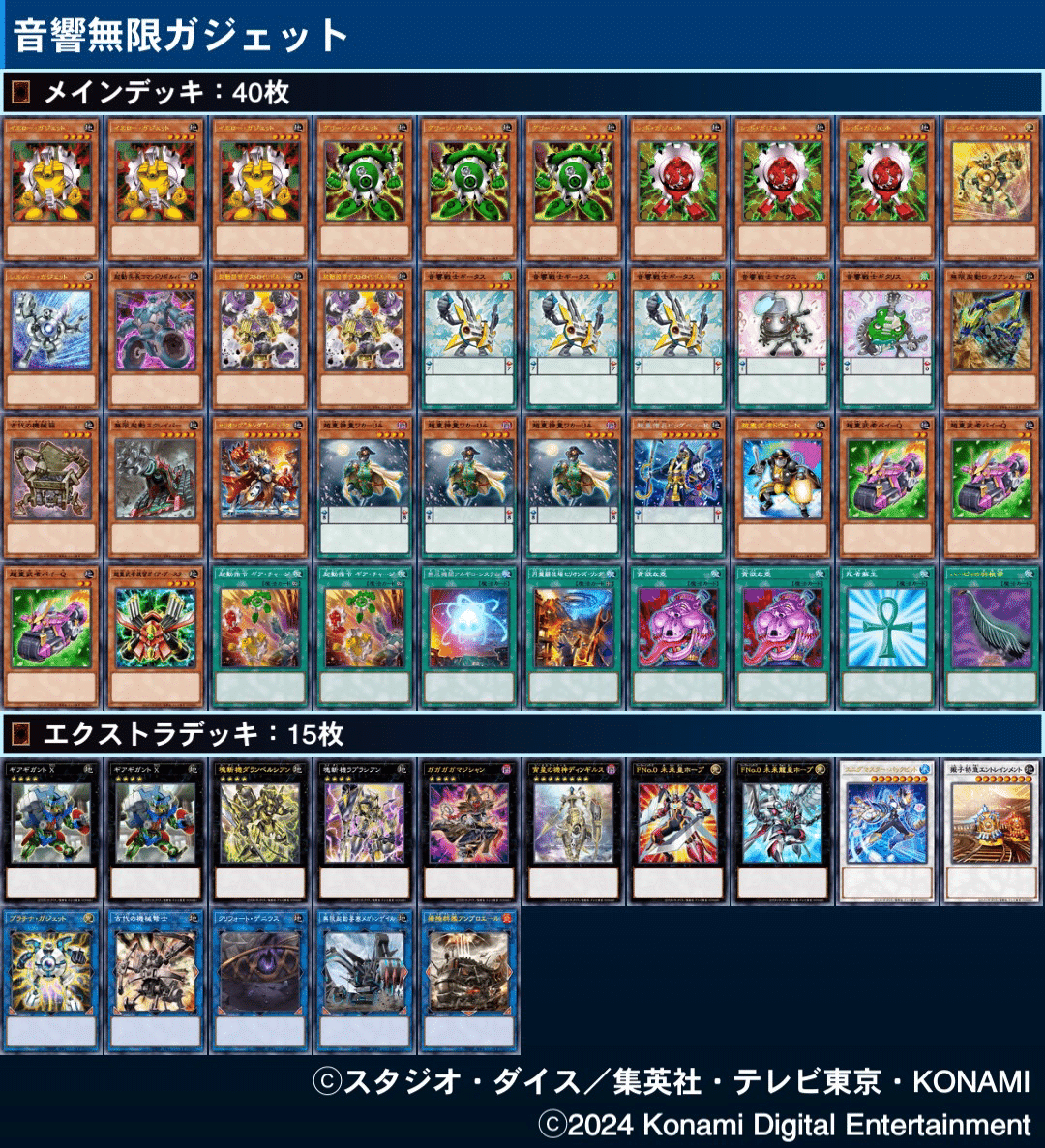 OCG】2024年 ガジェットデッキ入門書【途切れる事なき絆の繋がり