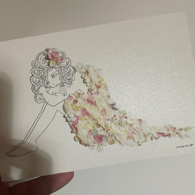 flower dress という絵