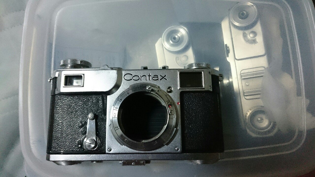 Contax Ⅱ ファインダー清掃｜ソロバンの悪夢