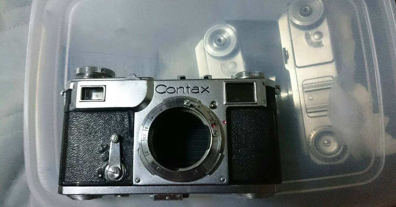 Contax Ⅱ ファインダー清掃｜ソロバンの悪夢