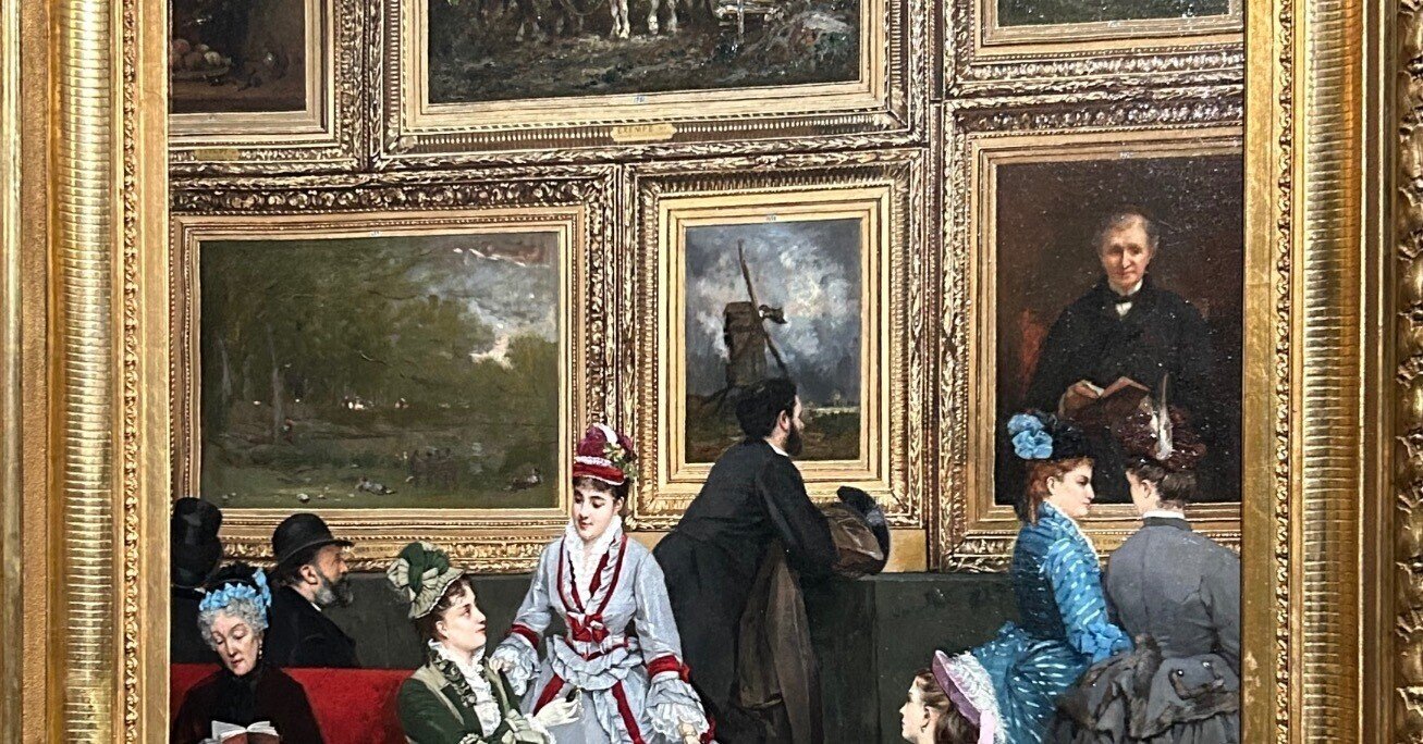 子供のためのオルセー美術館(68)7人で描いた１枚の絵・みんなびっくり！/150年前のサロン、ラサールの絵｜子供のための「はじめての美術館」美術館初心者の皆様にも/パリの美術館から１回１作品