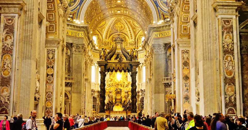 世界最大の宗教建築 サン ピエトロ大聖堂 イタリア Shun Hazama Note