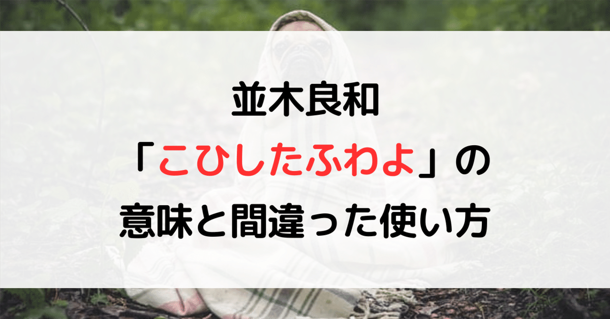 売れ筋商品 並木良和「こひしたふわよ」の意味と間違った使い方｜自立コーチ アクセサリー
