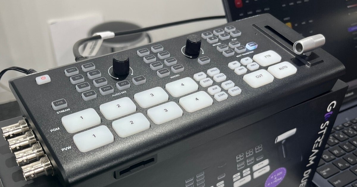 話題のスイッチャー「GoStream Deck Duet SDI」が届きました 話題のスイッチャー「GoStream Deck Duet SDI」が届きました