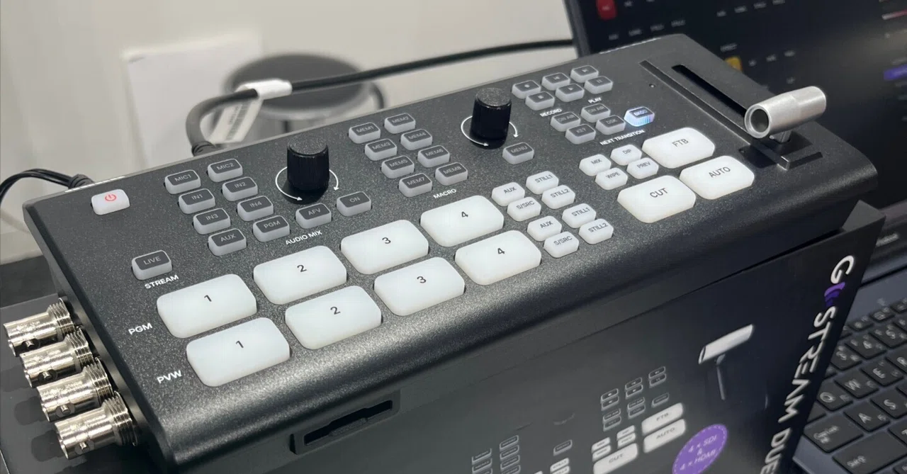 話題のスイッチャー「GoStream Deck Duet SDI」が届きました！｜秋葉原