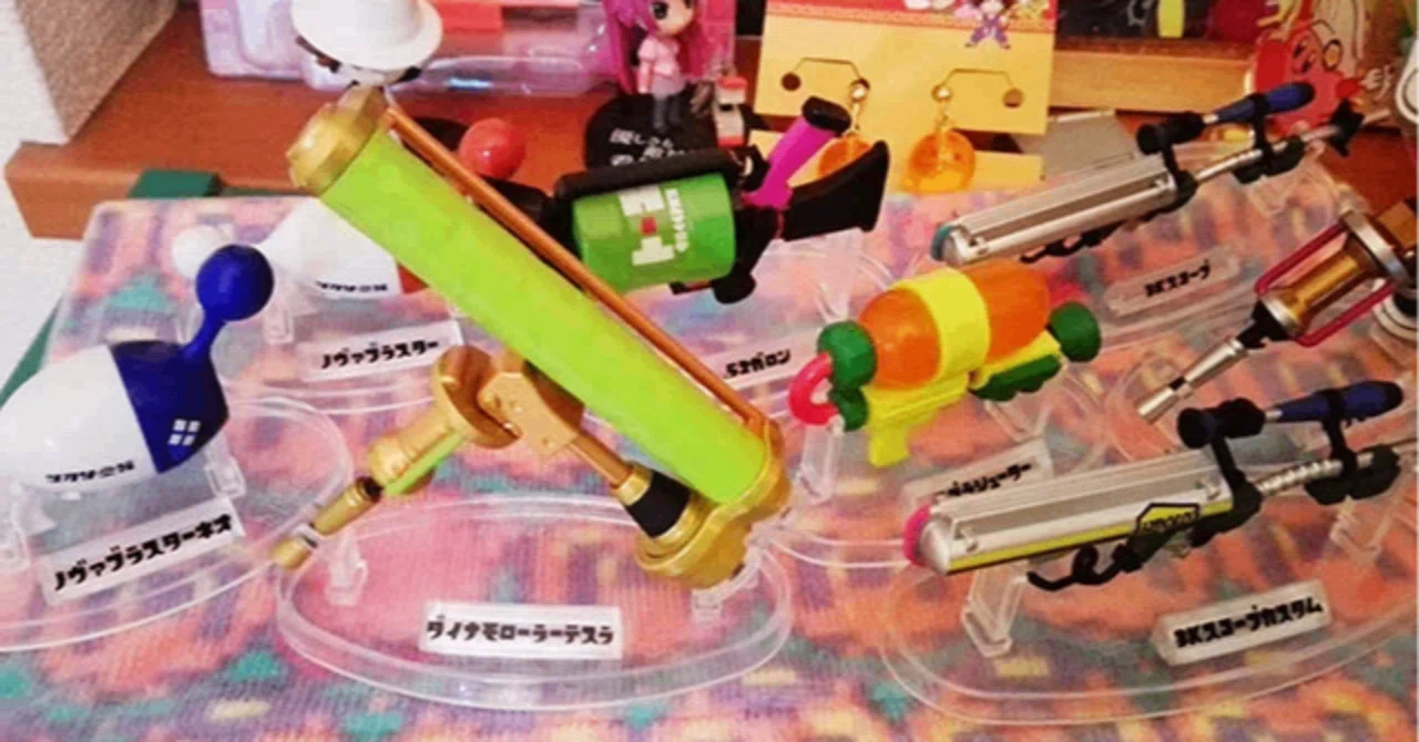 スプラトゥーン】ブキコレクションがきたので遊んでみた！｜たいやん