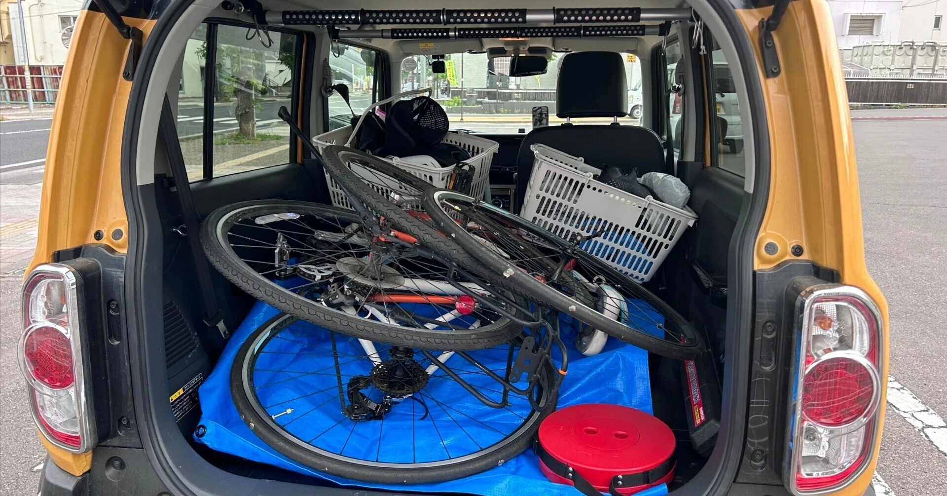 ハスラー 自転車 積み 方(02)