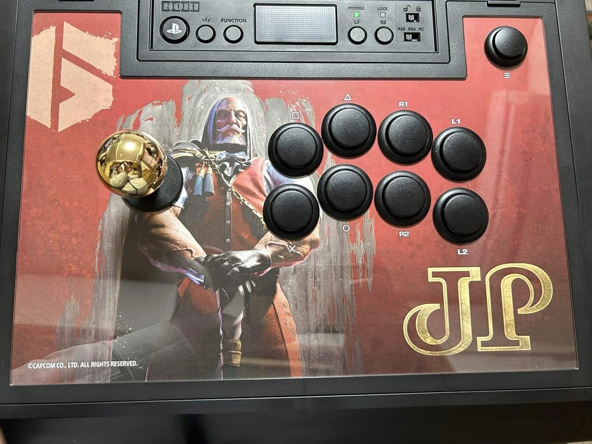 HORI ファイティングスティックα 6ボタン gamer finger交換済 アケコン 