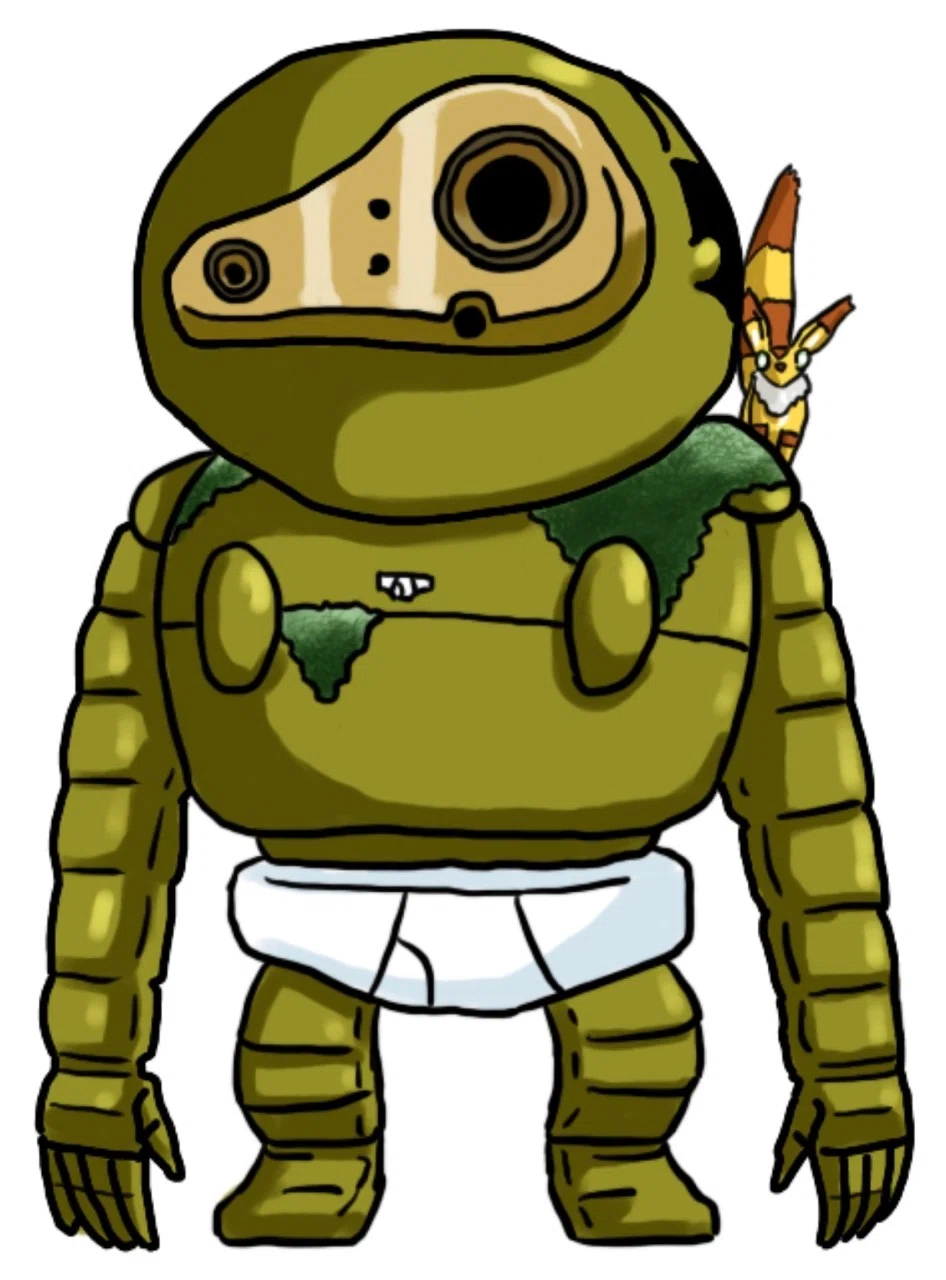 ラピュタロボット兵おじさん｜ふじ