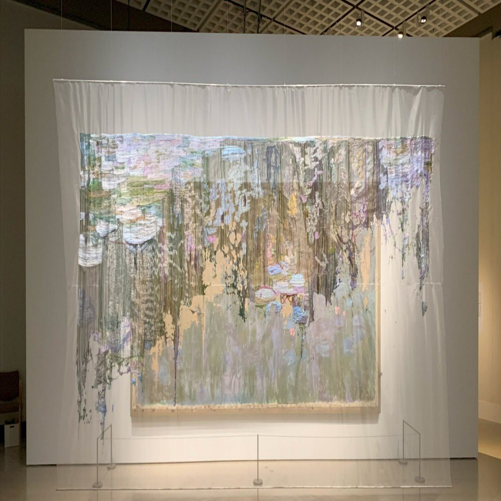 欠損した状態で見つかったモネの《睡蓮》と 修復するように作られた