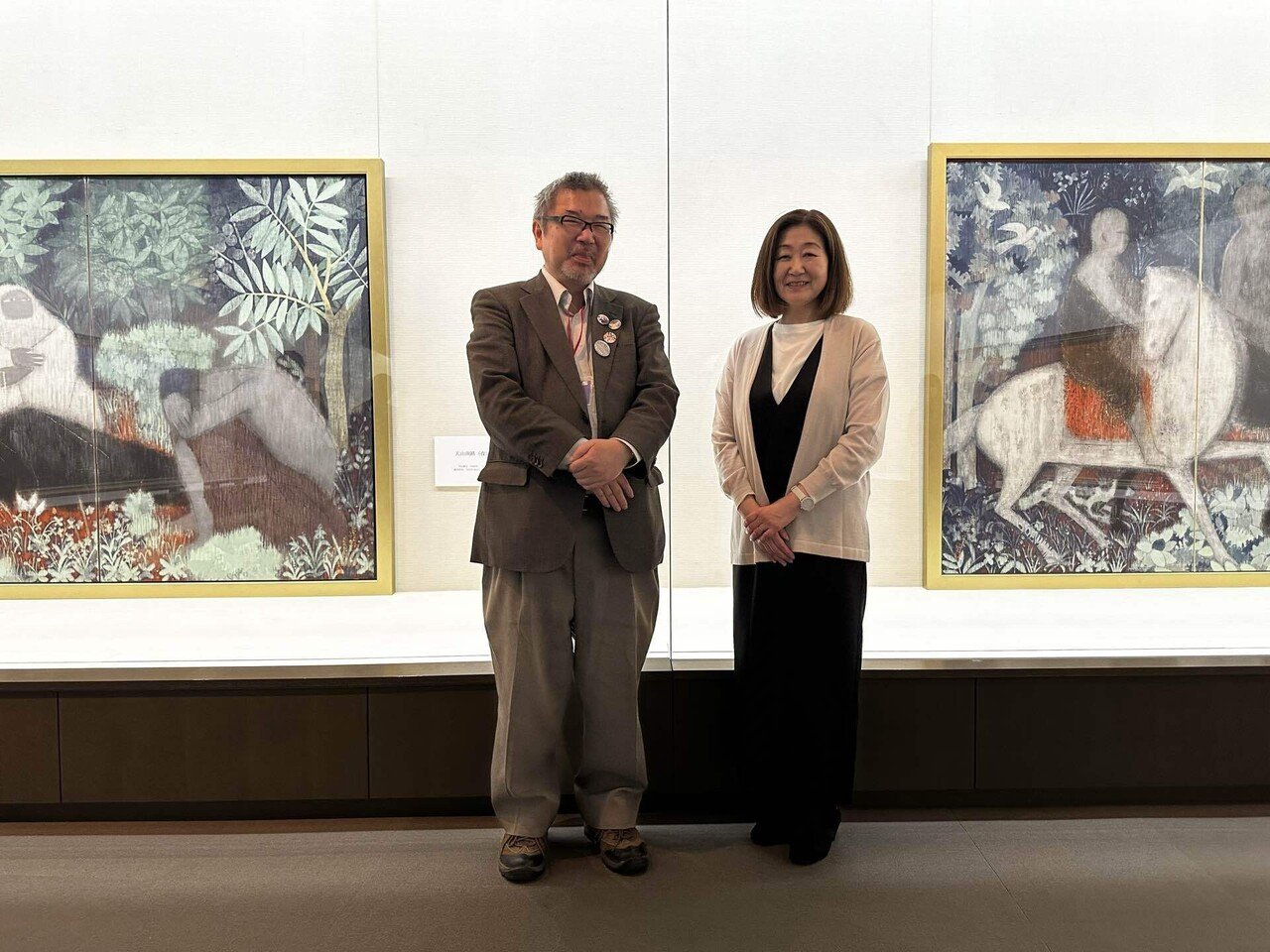 平山郁夫、【仏説長阿含經巻五】、希少画集画より、状態良好、新品