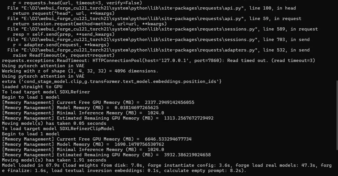 Stable Diffusion Web UI Forge が立ち上がらなくなった！原因は...。｜EnigMind