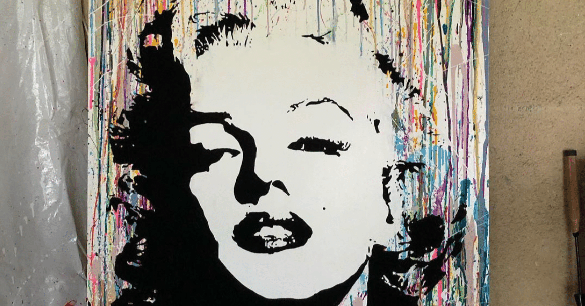 天才シリーズ #2 マリリンモンロー - genius of the words』 120cm x