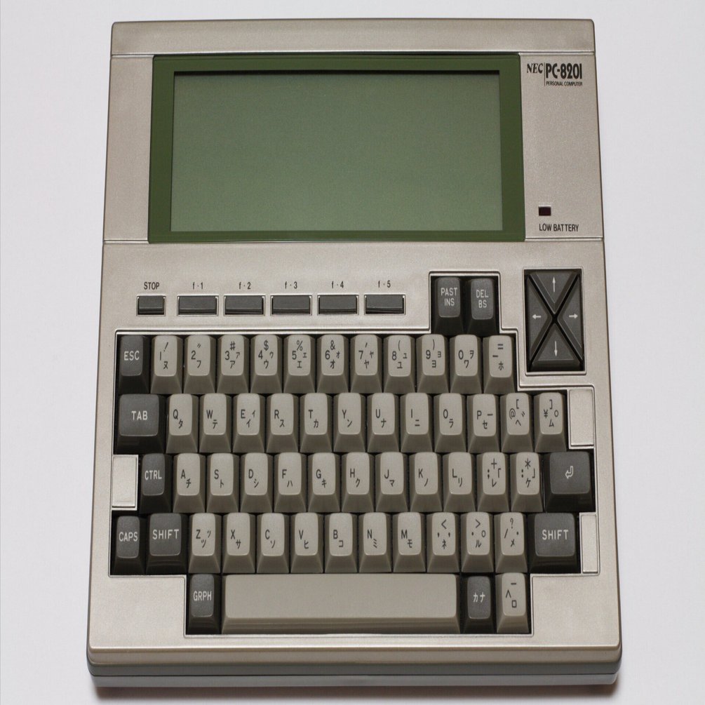 PC-8201 - NECが試みたハンドヘルドPC｜kzn