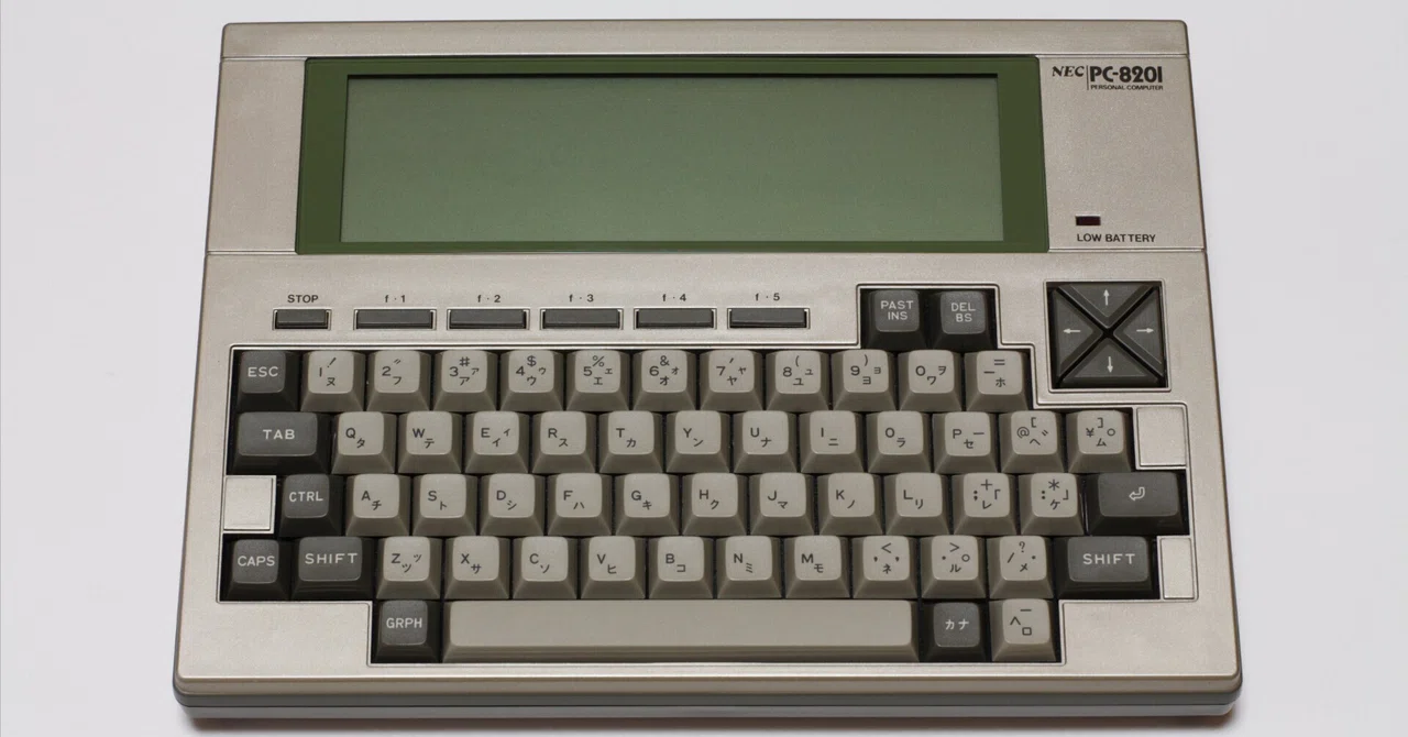 PC-8201 - NECが試みたハンドヘルドPC｜kzn