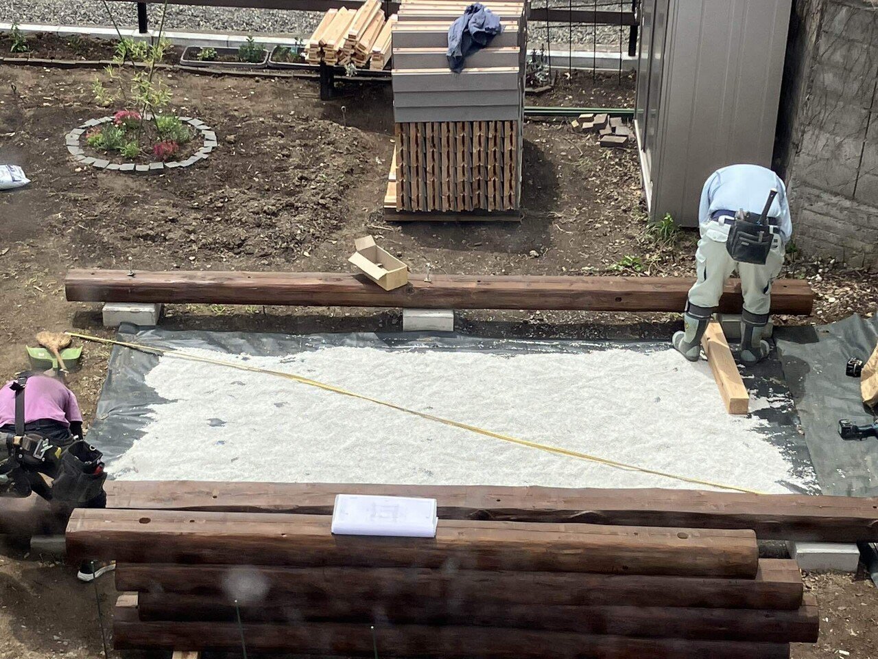 自宅サウナを作る 小屋とデッキが出来ました編|サウナ作る人 自宅サウナを作る 小屋とデッキが出来ました編|サウナ作る人