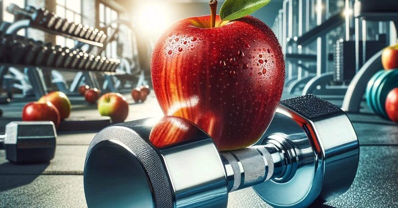 りんごと筋肥大の関係❗️