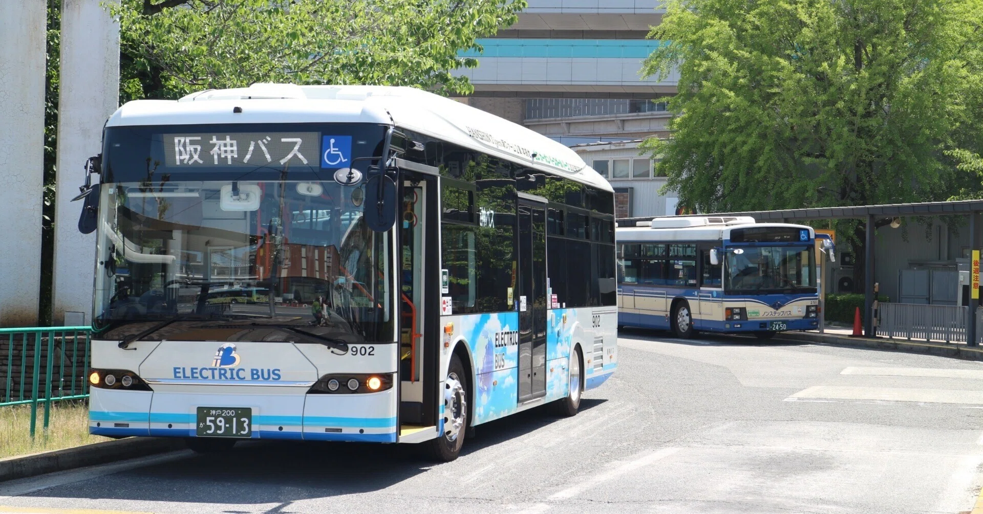 阪神バス】電気バス登場！高須東線の旅｜垂水の止利