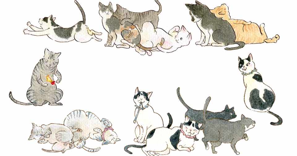 猫の似顔絵承ります 元本モトコ Note