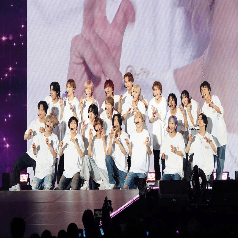 横アリに立つ少年忍者一人一人が輝く星だった。｜n