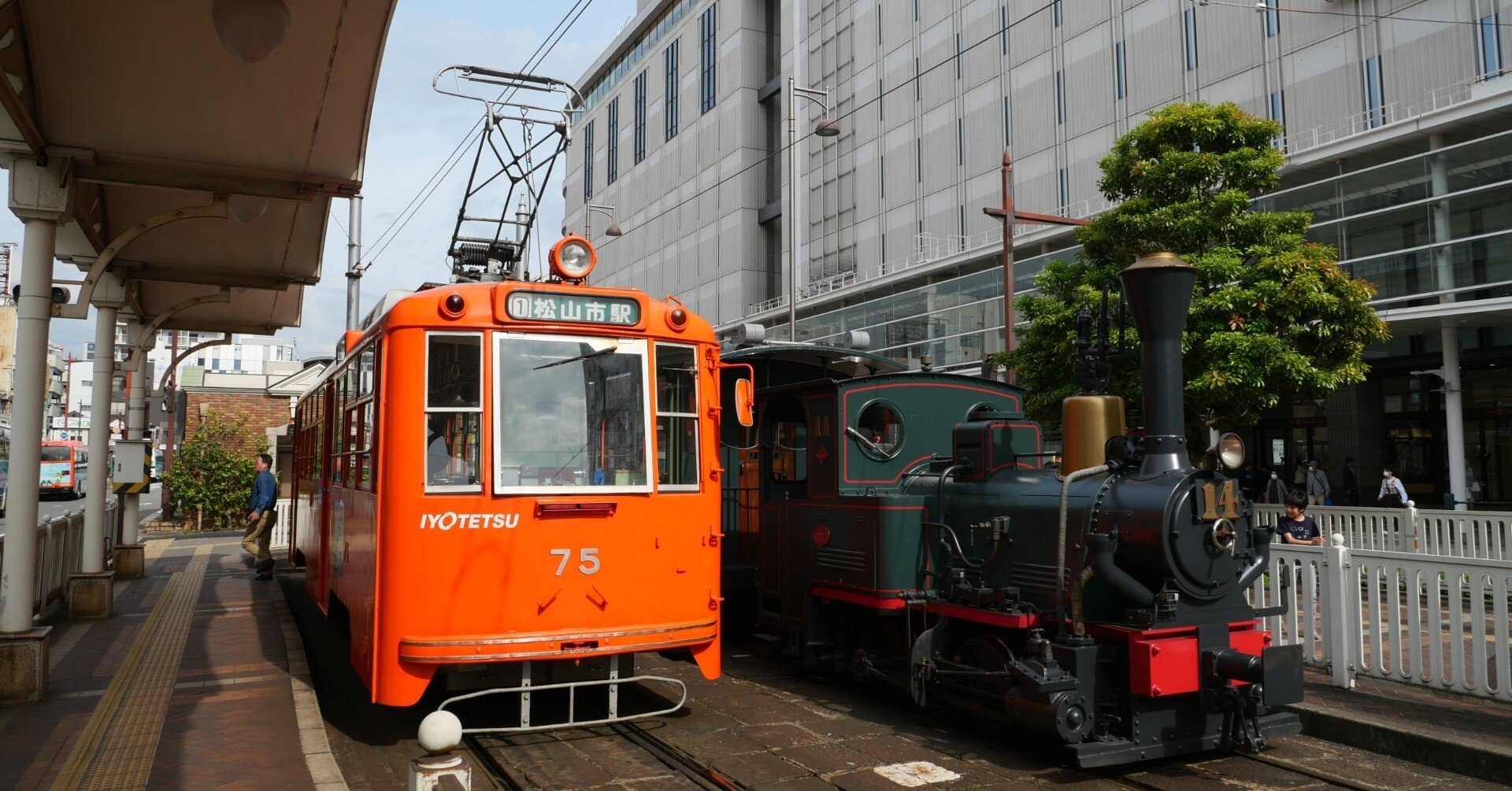 伊予鉄道　旧市内電車側面方向幕 鉄道部品】伊予鉄の方向幕について実車の機器がどうなっているのか見