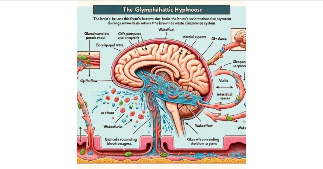 睡眠で脳の毒素除去スピード低下: glymphatic hypothesis ：睡眠脳毒素