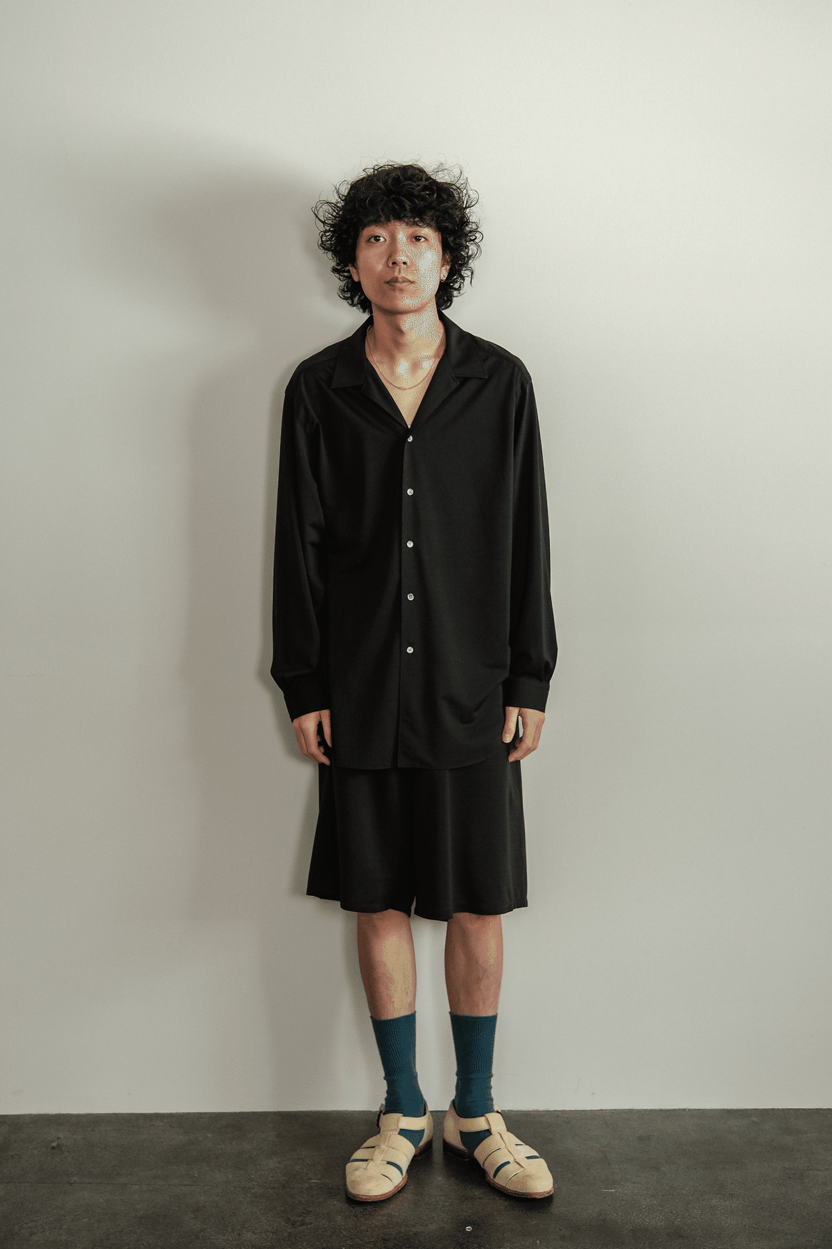 洗えるシルクシャツとショーツ｜y_s_k117