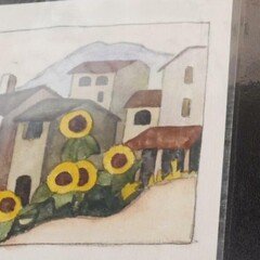 100号の大作② 人生初の大作 山を越えて｜ハッピー太陽画家小楠アキコ