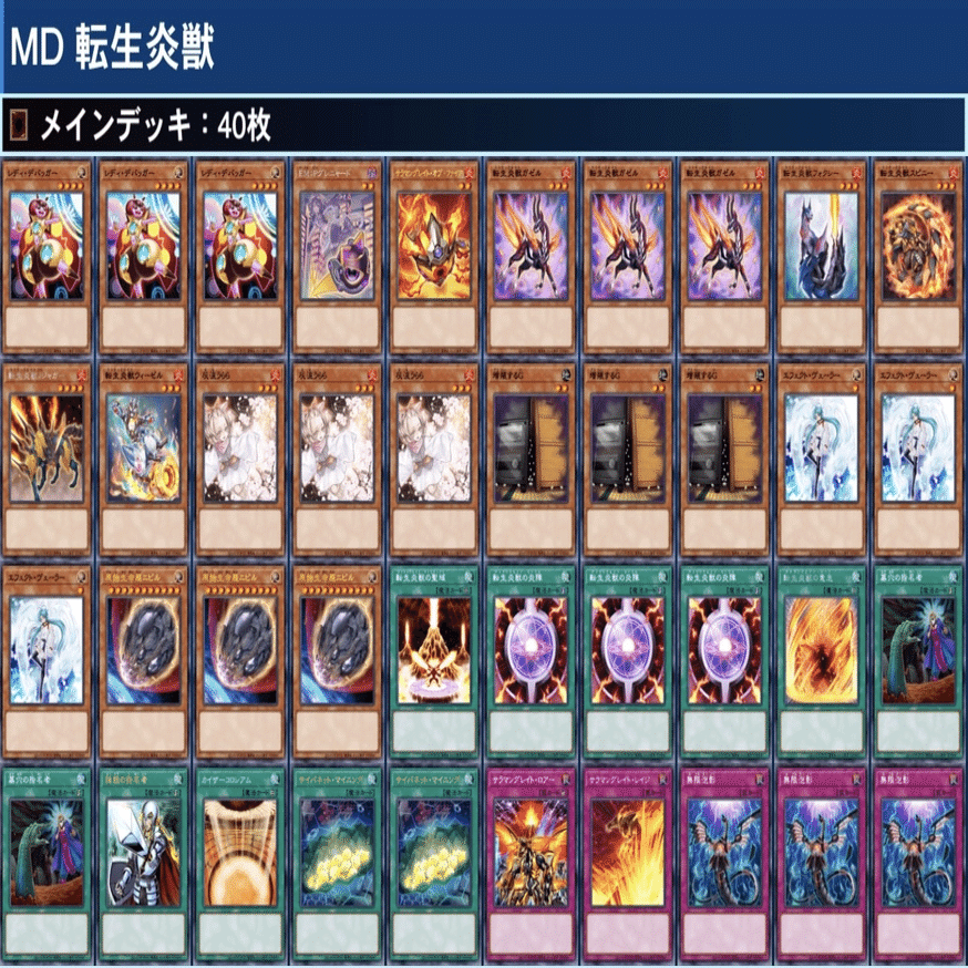 サラマングレイト 転生炎獣 デッキ 日本語 英語 転生炎獣(サラマングレイト) MDver｜トイタク