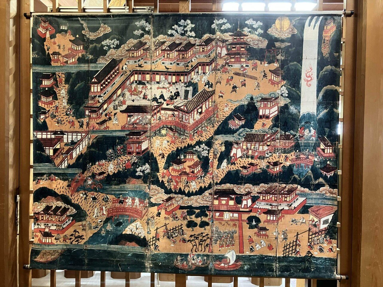 補陀落山寺、那智参詣曼荼羅、文覚上人、熊野三所大神社。そしてみどり