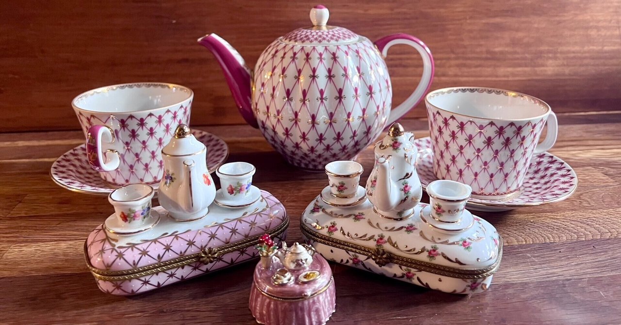 ロモノーソフ LOMONOSOV ソ連時代 コバルトネット トリオ ポットセット