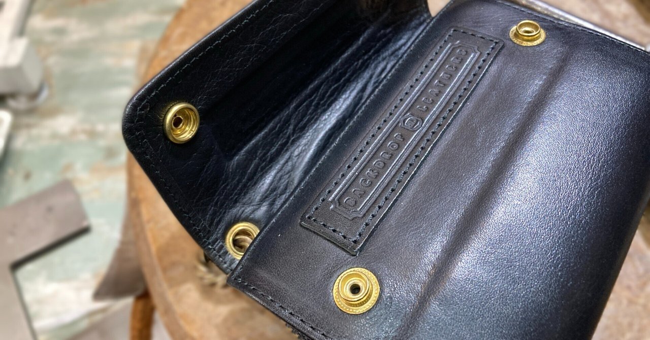 【スナップボタン→ジャンパーホック交換】BACKDROPオリジナルウォレット｜CREA Repair & Handcrafts/roca