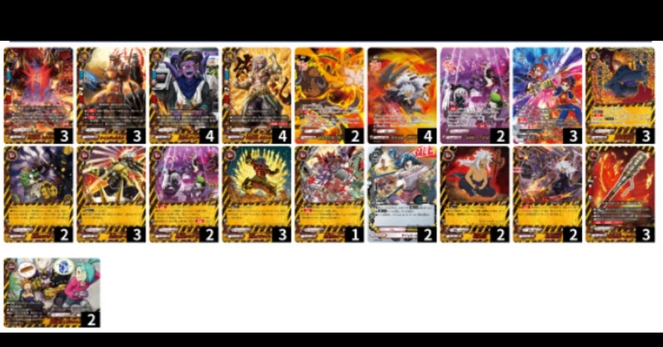 バディファイトゴッドヤンキーデッキ1 バディファイト ゴッドヤンキー