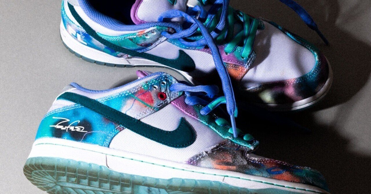 満点の NIKE SBとFuturaのコラボレーションDUNKは、ストリート 靴