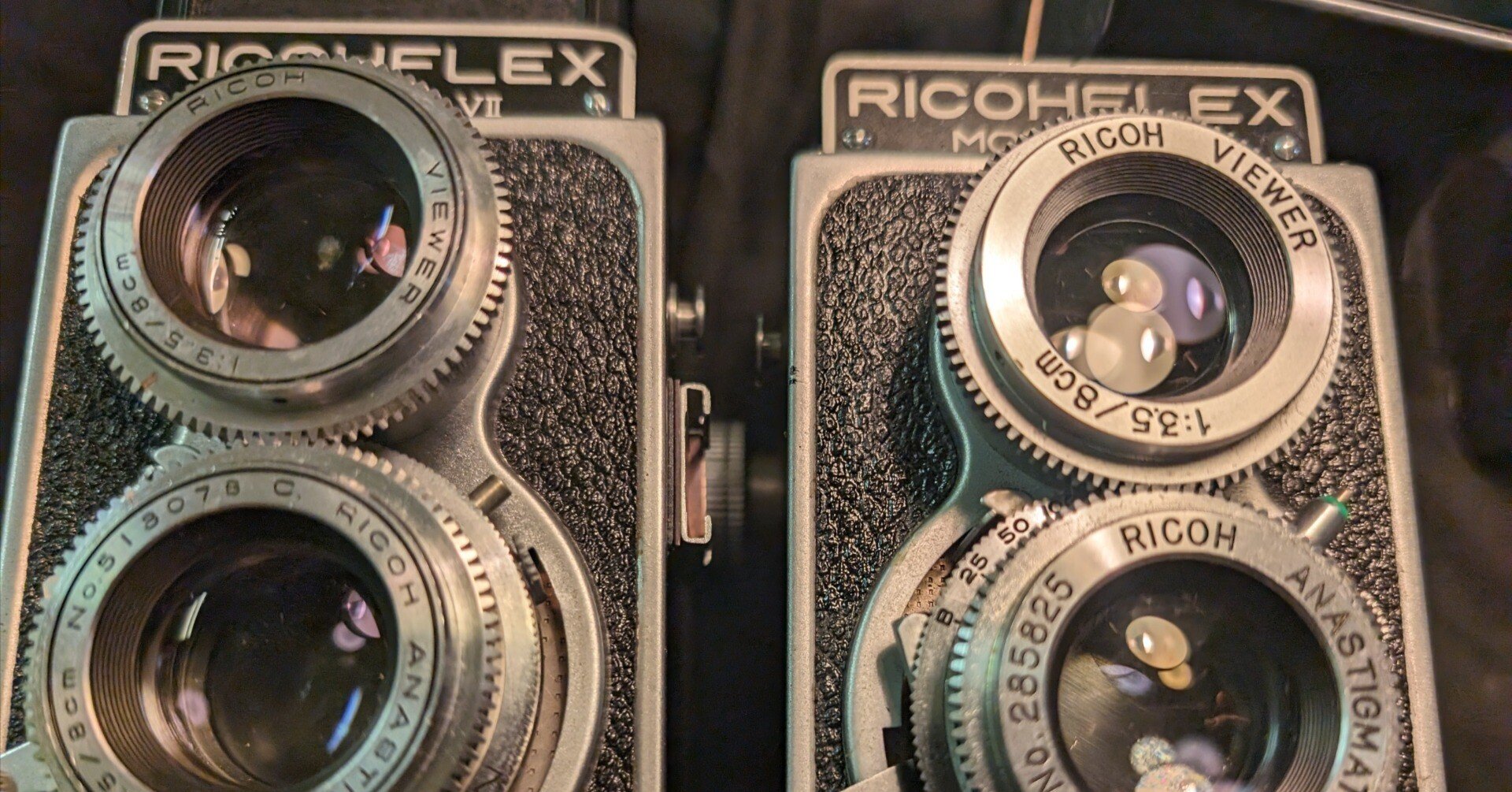 RICOHFLEX Ⅶのミラーを新品に？！｜傳次郎