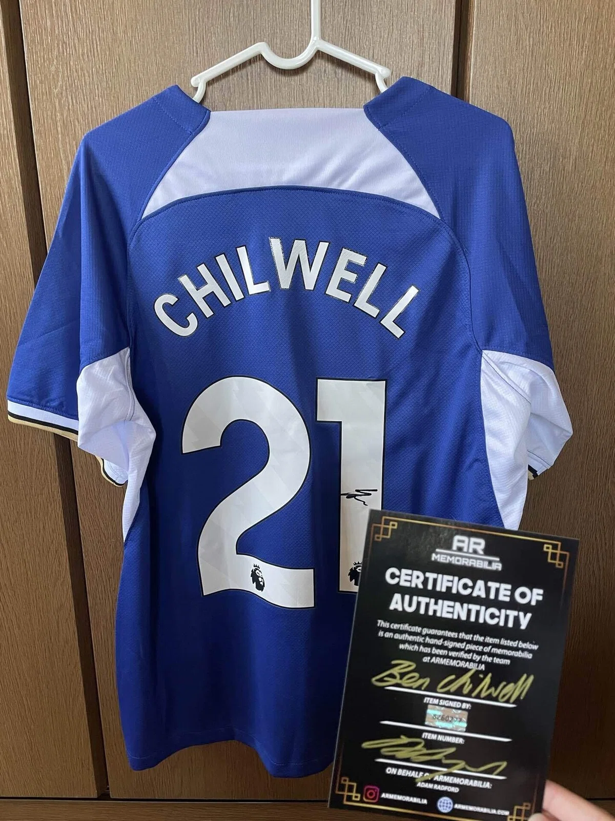 DAY14】23-24 Chelsea FC Home #21 Ben Chilwell (not for sale)｜シロ