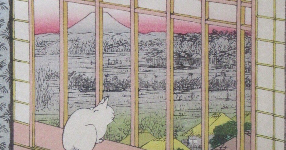 復刻ー「名所江戸百景 浅草田甫酉の町詣」｜下井雄也 浮世絵の復刻