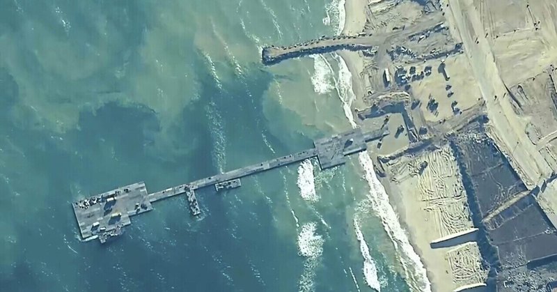国連職員はガザ海岸の桟橋を「無駄な目くらまし」だと評した