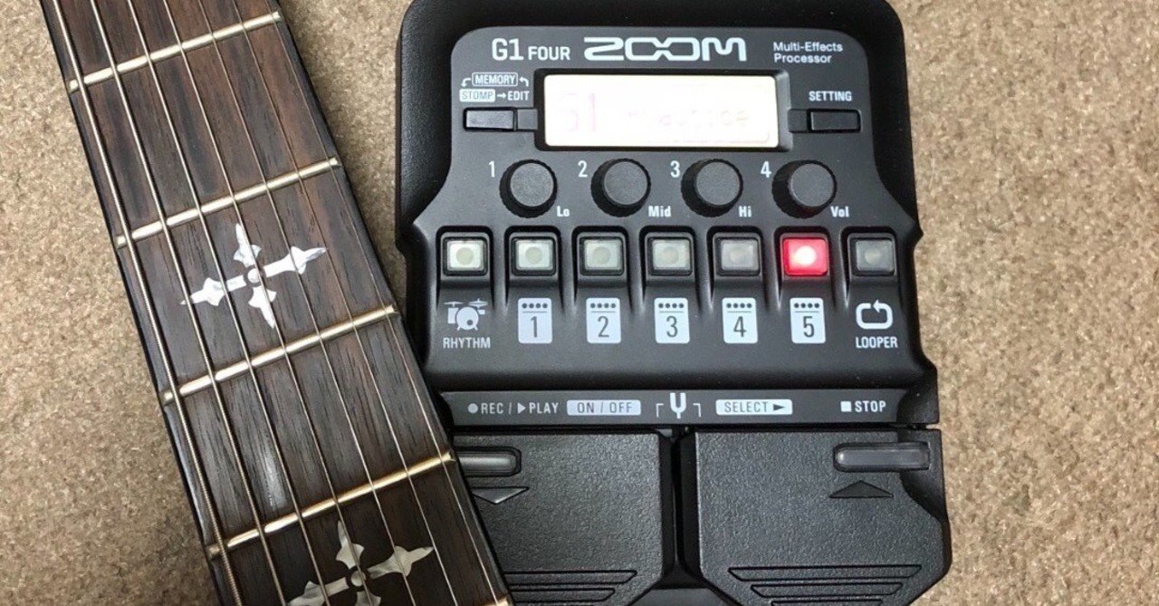 ZOOM G1 Fourは持っておくべき｜Nu
